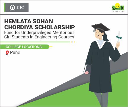 Hemlata Sohan Chordiya Scholarship - Supported by GIC 2024-28